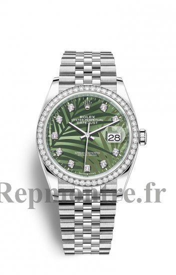 Replique Rolex Datejust 36 OysterAcier and Blanc Or Diamants M126284RBR-0047 - Cliquez sur l'image pour la fermer