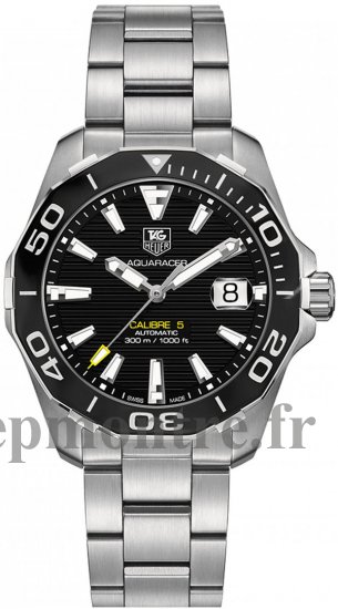 Tag Heuer Aquaracer Cadran Noir En Acier Inoxydable WAY211A.BA0928 Homme Réplique Montre - Cliquez sur l'image pour la fermer