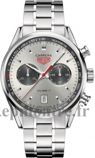 Réplique Tag Heuer Carrera Jack Heuer Caliber 17 Automatique Chronographe CV2119.BA0722 - Cliquez sur l'image pour la fermer