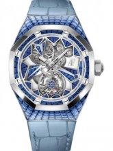 Replique Audemars Piguet Royal Oak Concept Tourbillon Volant Blanc Ou Saphirs 38.5mm 26228BC.SS.D314CR.01