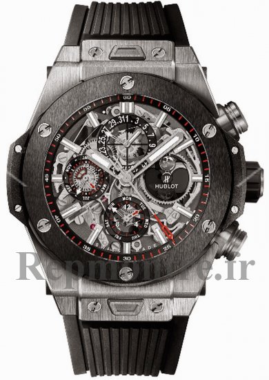 Réplique Hublot Big Bang Chrono Calendrier perpetuel Titanium Ceramic 406.NM.0170.RX - Cliquez sur l'image pour la fermer