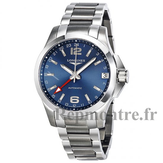 Réplique Longines Conquest GMT Automatique Bleu Dial Montre Homme L3.687.4.99.6 - Cliquez sur l'image pour la fermer