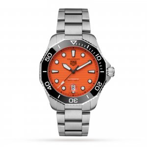 TAG Heuer Aquaracer Professional 300 43 mm Orange Diver Montre replique pour homme WBP201F.BA0632