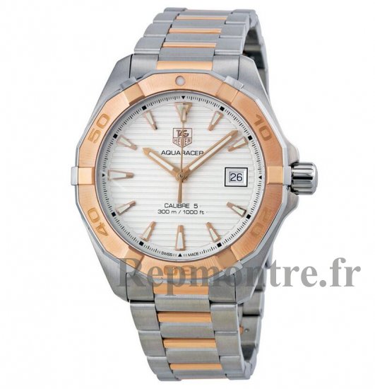 TAG Heuer Aquaracer 300M Calibre 5 argente Dial WAY2150.BD0911 - Cliquez sur l'image pour la fermer