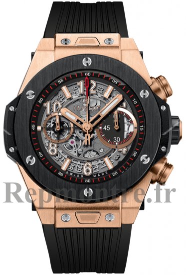 Réplique Hublot Big Bang Unico King Gold Ceramico 411.OM.1180.RX - Cliquez sur l'image pour la fermer