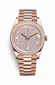 Réplique de montre Rolex Day-Date 40 Everose 228345RBR Cadran de m228345rbr-0002