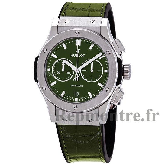 Replique HUBLOT Classic Fusion Green Sunray Dial Men's 541.NX.8970.LR - Cliquez sur l'image pour la fermer