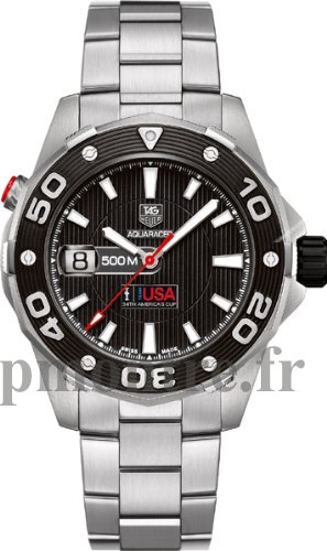 Réplique Tag Heuer Aquaracer 500M Calibre 5 Automatique Montre 43mm WAJ2118.BA0870 - Cliquez sur l'image pour la fermer