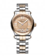 Replique Chopard Happy Sport Steel & Rose Gold 36mm Ladies 278559-6019