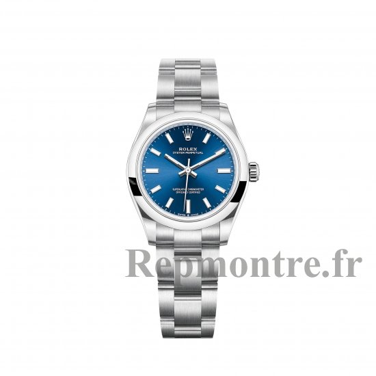 Réplique Rolex Oyster Perpetual 31 cadran bleu vif m277200-0003 - Cliquez sur l'image pour la fermer