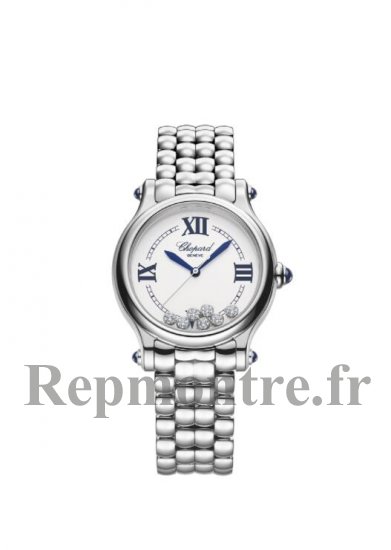 Replique Chopard Happy Sport automatique Silver Diamond Dial Unisex montre 278610-3001 - Cliquez sur l'image pour la fermer