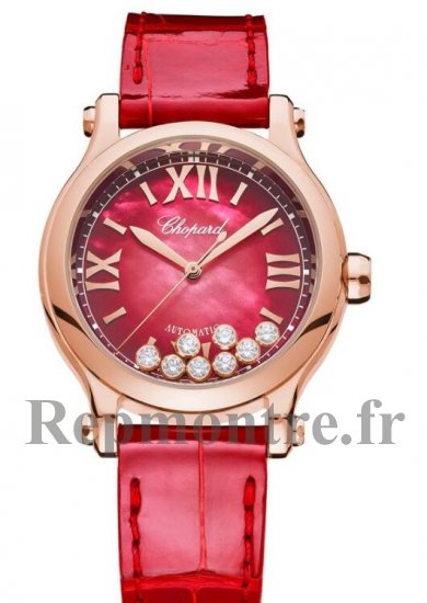 Replique Chopard Happy Sport 18ct Rose Gold Diamond automatique 275378-5005 - Cliquez sur l'image pour la fermer