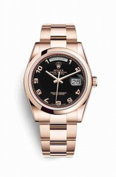 Réplique montre Rolex Day-Date 36 Everose 18 ct 118205 m118205f-0059