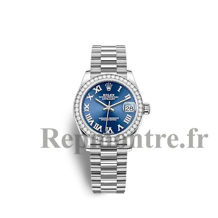 Réplique Rolex Datejust 31 18 ct white gold - M278289RBR-0023 montre - Cliquez sur l'image pour la fermer