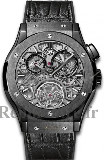 Réplique Hublot Classic Fusion Tourbillon Skeleton All Black 45mm 506.CM.0140.LR - Cliquez sur l'image pour la fermer