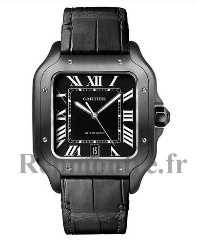 Réplique Cartier Santos Grand Modele Automatique 40mm ADLC WSSA0039 - Cliquez sur l'image pour la fermer