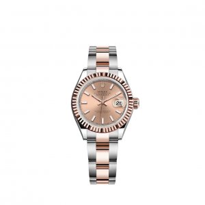 Replique Rolex Lady-Datejust Rolesor Oystersteel 18 ct Everose gold M279171-0024