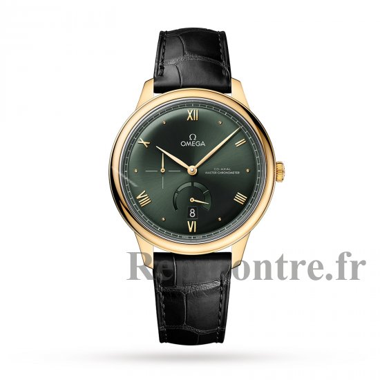 Omega De Ville Prestige Co-Axial Chronometre Reserve de Marche 41mm Montre Replique Homme Vert O43453412110001 - Cliquez sur l'image pour la fermer