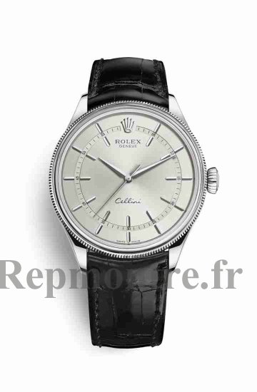 Copie-Réplique-Imiter de Rolex Cellini Time 50509 Cadran rhodium - Cliquez sur l'image pour la fermer