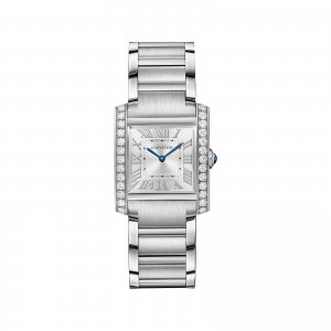 Cartier Tank Frannaise Replique montre mouvement a quartz moyen. W4TA0021