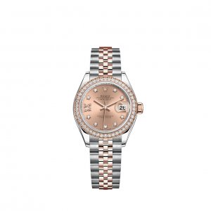 Replique Rolex Lady-Datejust Oystersteel and 18 ct Everose gold M279381RBR-0027