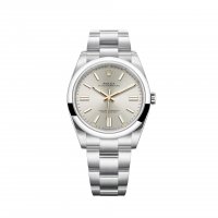 Réplique de Rolex Oyster Perpetual 41 Bracelet Oyster Cadran Argent M124300-0001