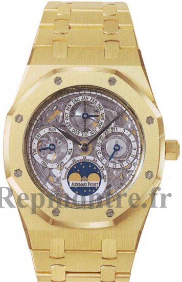 Réplique Audemars Piguet Royal Oak Perpetual Calendar Skeleton montre 25829BA.OO.0944BA.01 - Cliquez sur l'image pour la fermer