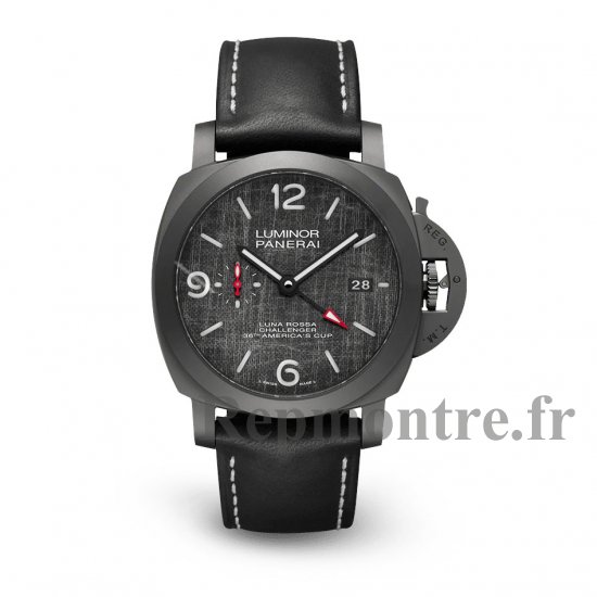 Réplique Panerai Luminor Luna Rossa GMT Automatique Cadran Gris 44mm Homme - PAM01036 - Cliquez sur l'image pour la fermer