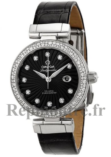 Réplique Omega DeVille Damematic Noir Diamant Cadran Inoxydable Acier Noir Cuir 425.38.34.20.51.001 - Cliquez sur l'image pour la fermer