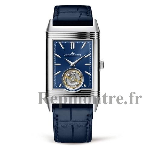 Replique Jaeger-LeCoultre Reverso Tribute Tourbillon Platine Bleue Cadran 3926480 - Cliquez sur l'image pour la fermer