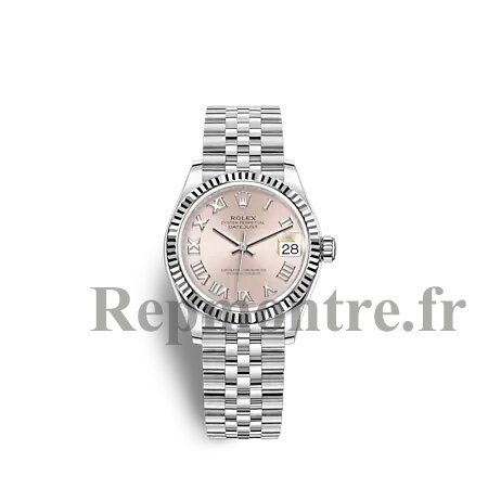 Réplique Rolex Datejust 31 Blanc Bracelet Jubile Rolesor cadran rose - Cliquez sur l'image pour la fermer