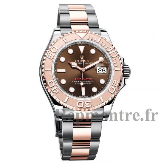 Rolex Yacht-Master Chocolate Dial 116621 Acier et 18K Everose Or Oyster Montre - Cliquez sur l'image pour la fermer