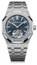 Replique Audemars Piguet Royal Oak Tourbillon Volant Automatique Titane 41mm Bleue 26730TI.OO.1320TI.01