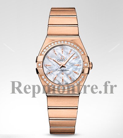 Réplique Omega Constellation Quartz 27mm Dames Montres 123.55.27.60.55.002 - Cliquez sur l'image pour la fermer