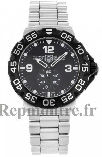 TAG Heuer Formula 1 Quartz 44mm Acier Noir Dial Réplique WAH1010.BA0860 - Cliquez sur l'image pour la fermer