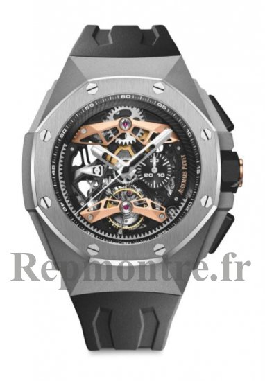 Replique Audemars Piguet Royal Oak Concept Selfwinding Tourbillon Chronograph OpenworkedLimited Edition 26612TI.OO.D002CA.01 - Cliquez sur l'image pour la fermer