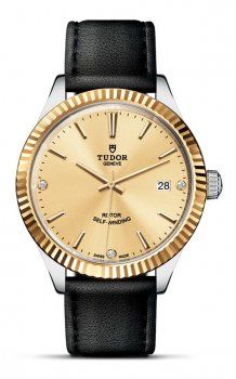 Réplique Tudor Style 38mm automatique gold Dial montre m12513-0020