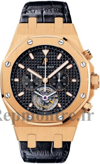 Réplique Audemars Piguet Royal Oak Tourbillon Chronographe 25977OR.OO.D002CR.01 - Cliquez sur l'image pour la fermer