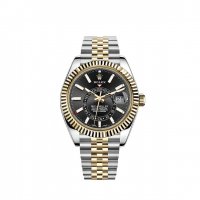 Replique Rolex Sky-Dweller Yellow Rolesor Oystersteel 18 ct gold M326933-0005 montre
