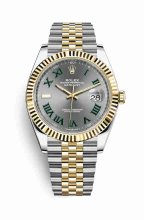 Réplique de montre Rolex Datejust 41 Jaune Roles jaune 18 ct 126333 m126333-0020