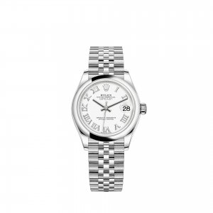 Réplique Rolex Datejust 31 Oystersteel Bracelet Jubilee Cadran Blanc