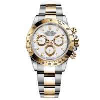 Réplique Rolex Daytona Blanc Indice Cadran Bracelet Oyster Montre Homme