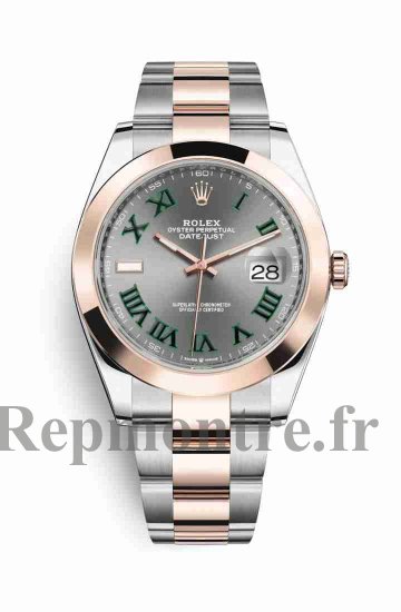 Réplique de montre Rolex Datejust 41 Everose Roles 18 ct Everose 126301 Slate Cadran m126301-0015 - Cliquez sur l'image pour la fermer