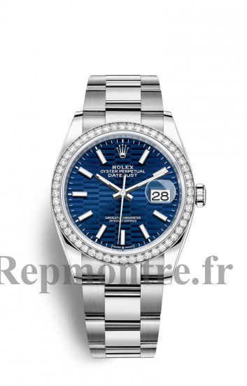 Replique Montre Rolex Datejust 36 OysterAcier and Blanc Or M126284RBR-0042 - Cliquez sur l'image pour la fermer