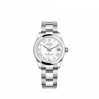 Réplique montre Rolex Datejust 31 Oystersteel cadran blanc