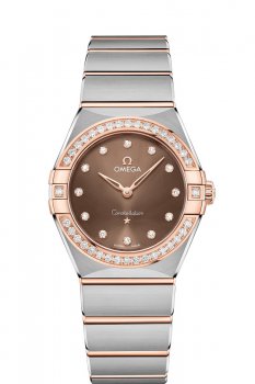 qualite superieure Réplique OMEGA Constellation Acier Sedna or diamants 131.25.28.60.63.001