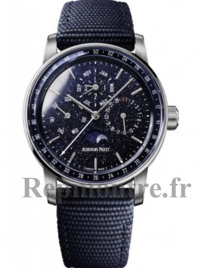 Replique Montre Audemars Piguet Code 11.59 Quantieme Perpetuel Blanc Or 41mm Bleue Aventurine 26394BC.OO.D027KB.01 - Cliquez sur l'image pour la fermer