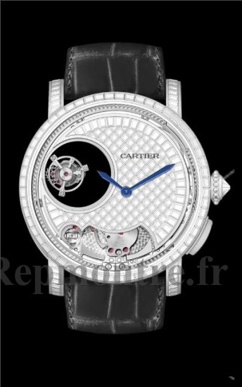 Réplique montre Cartier Rotonde de Cartier Repetition Minutes Mysterieux Double Tourbillon HPI01103 - Cliquez sur l'image pour la fermer