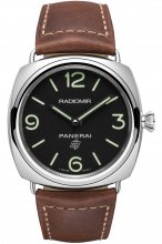 Réplique Radiomir Base 3 Days 45MM Bracelet Cadran Noir Homme PAM00753