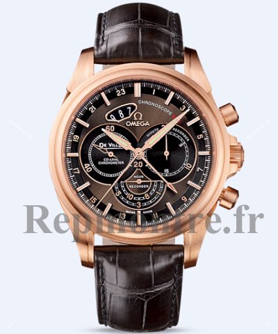 Réplique Omega DeVille Co-Axial Chronoscope GMT 422.53.44.52.13.001 - Cliquez sur l'image pour la fermer